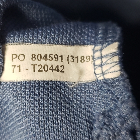 Tommy Bahama Marlin & Rossi Pique Mesh Short Sleeve Blue Polo Shirt-Size L - Picture 6 of 8